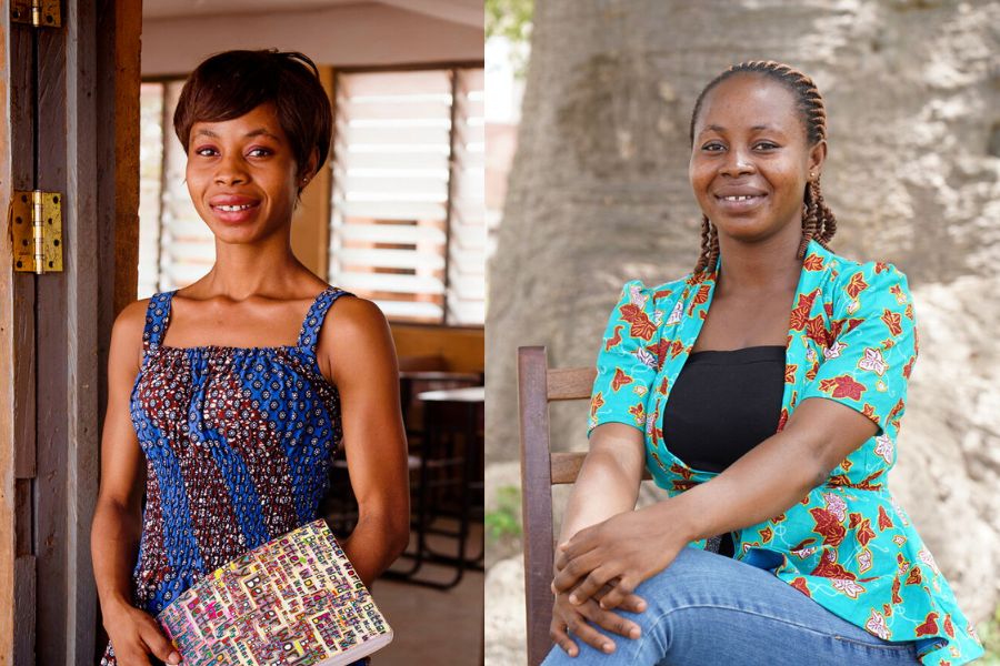 Saviour from Ghana as a Learner Guide (peer mentor) in 2017 and 2023