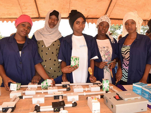 oung women in the CAMFED Association who have recently qualified as electrical engineers Young women in the CAMFED Association who have recently qualified as electrical engineers
