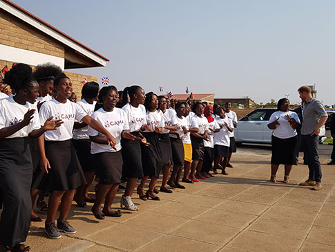 CAMA Malawi welcomes Prince Harry