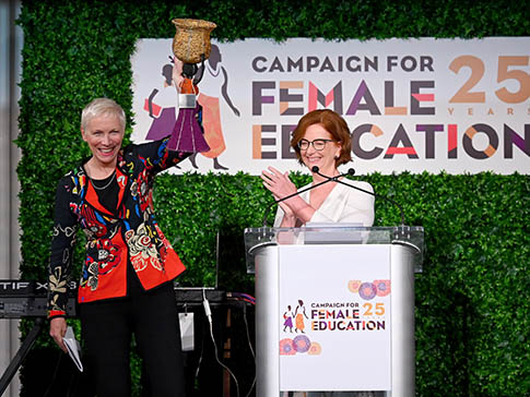 Annie Lennox and Julia Gillard