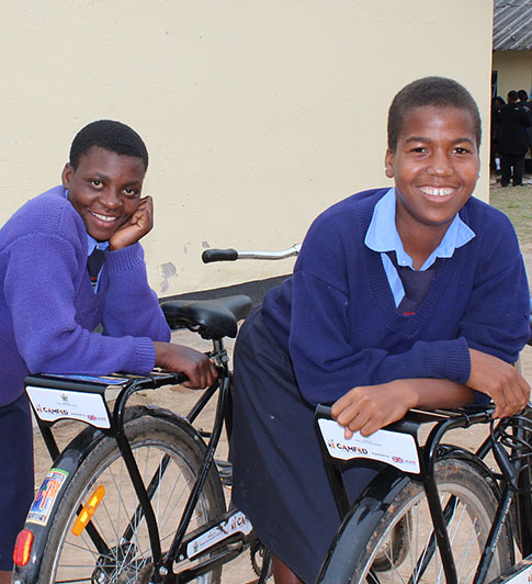 3,000 bicycles arrive to safeguard students in Zimbabwe