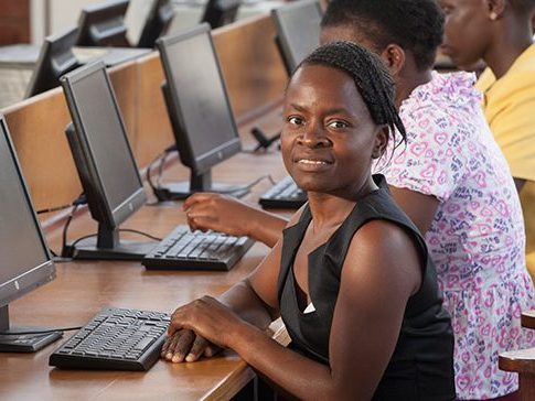 Amina at teacher training college