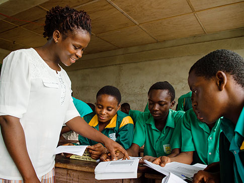 Learner Guide Cecelia introduces students to the ‘My Better World’ curriculum