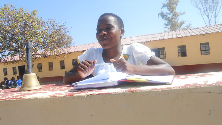 Natasha encourages district officials to educate marginalized children