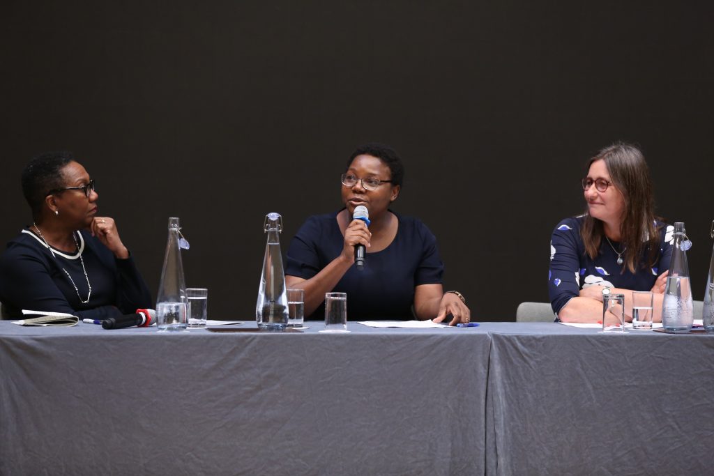 Alicia Herbert OBE, Fiona Mavhinga and Professor Pauline Rose