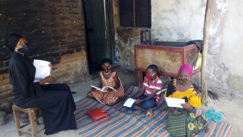 Johari reaching out to students with lessons at home