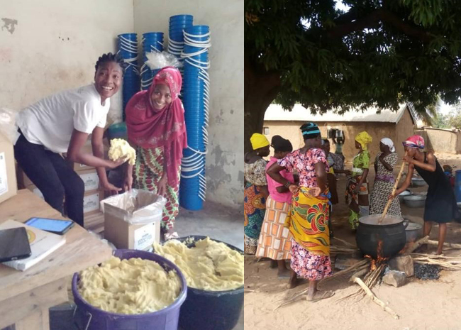 Juliana Atanga, CAMFED Association member and shea butter entrepreneur, Ghana
