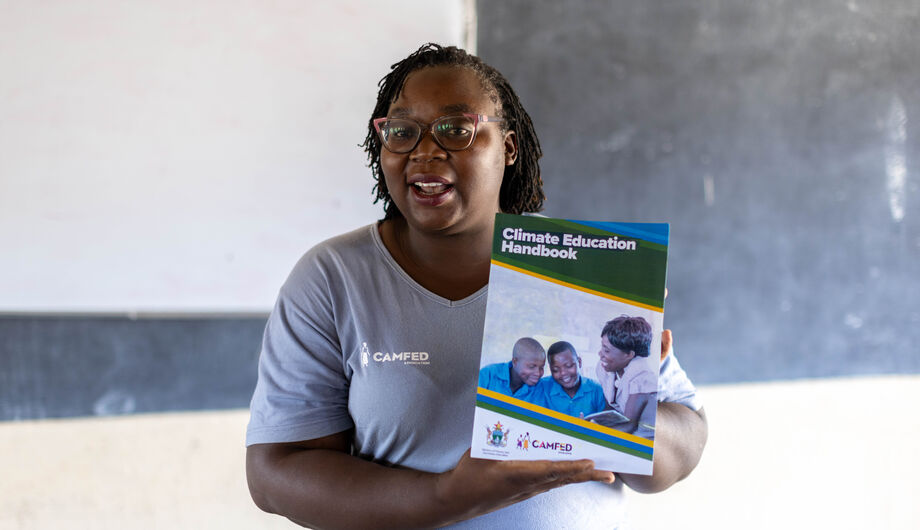 CAMFED Climate Smart Agriculture handbook at Gumbonzvanda High School