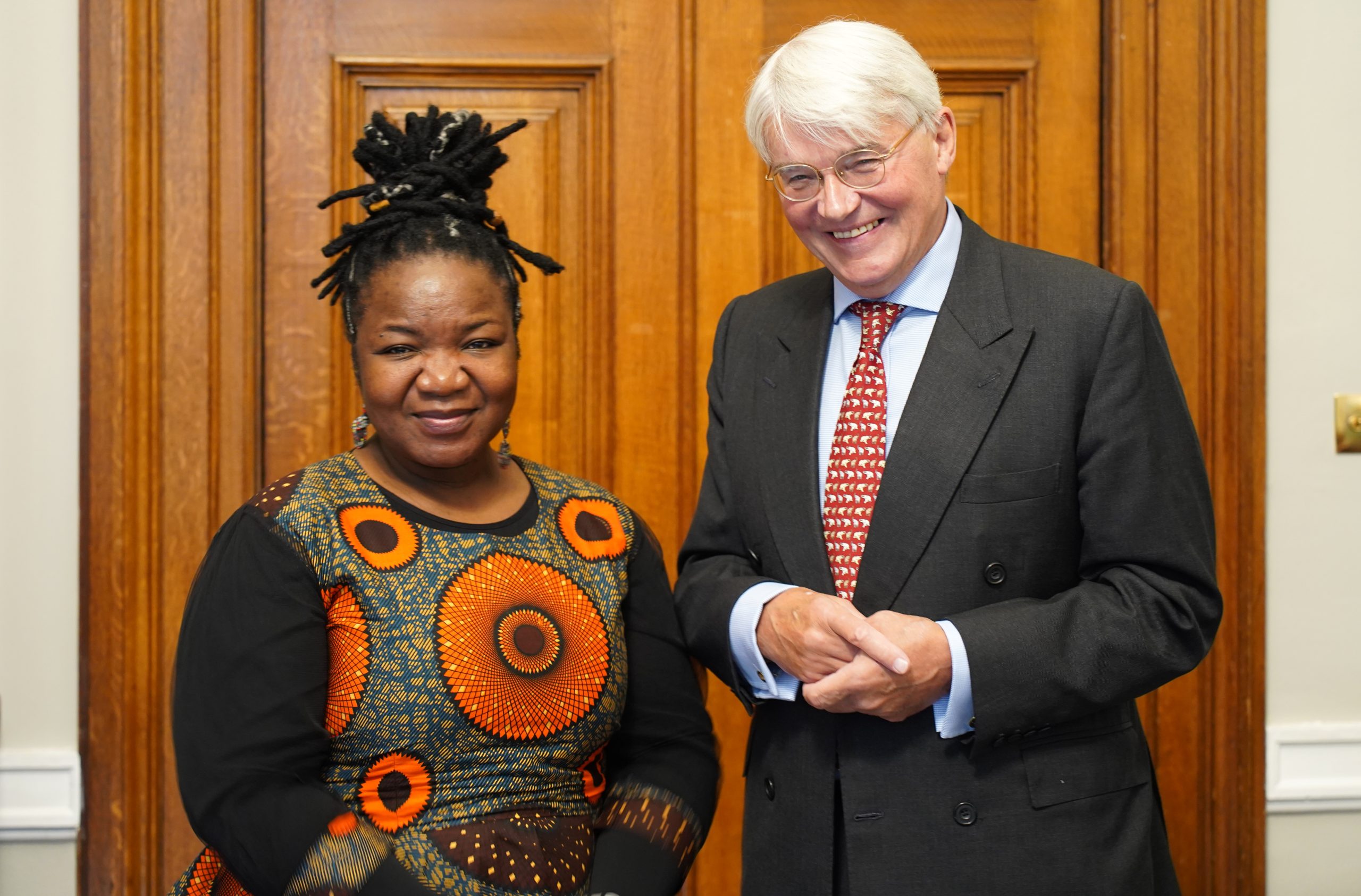 Angie-Murimirwa-CEO-CAMFED-Andrew-Mitchell-FCDO-Oct-2023_DSC00011_C-Loades