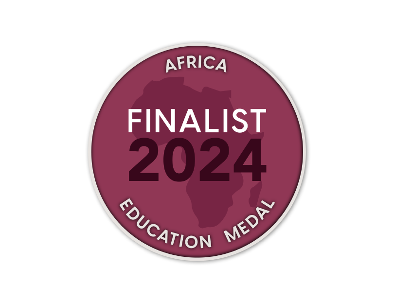 Africa Education Medal Finalist Badge 2024