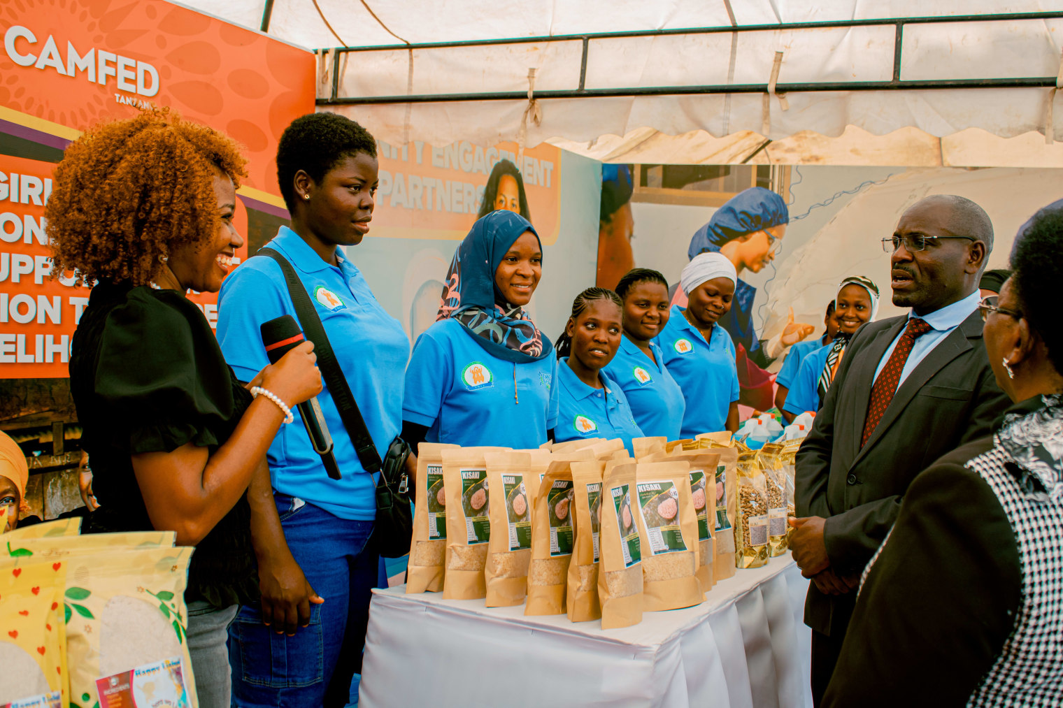 CAMA Tanzania at 5th Tanzania womens industrial exhibition week for IWD